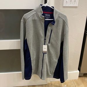 Izod Advantage Performance full zip sweater-NWT